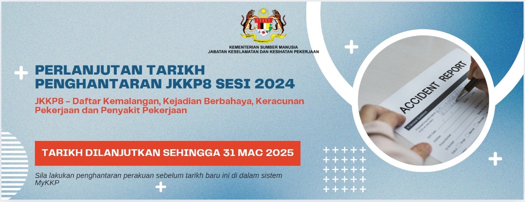 Perlanjutan Tarikh Penghantaran JKKP8 Sesi 2024