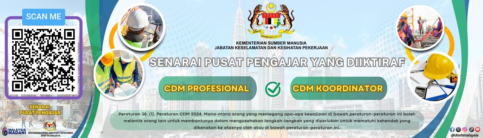 Senarai Pusat Pengajar Yang Diiktiraf Bagi Cdm Profesional Dan Cdm Koordinator