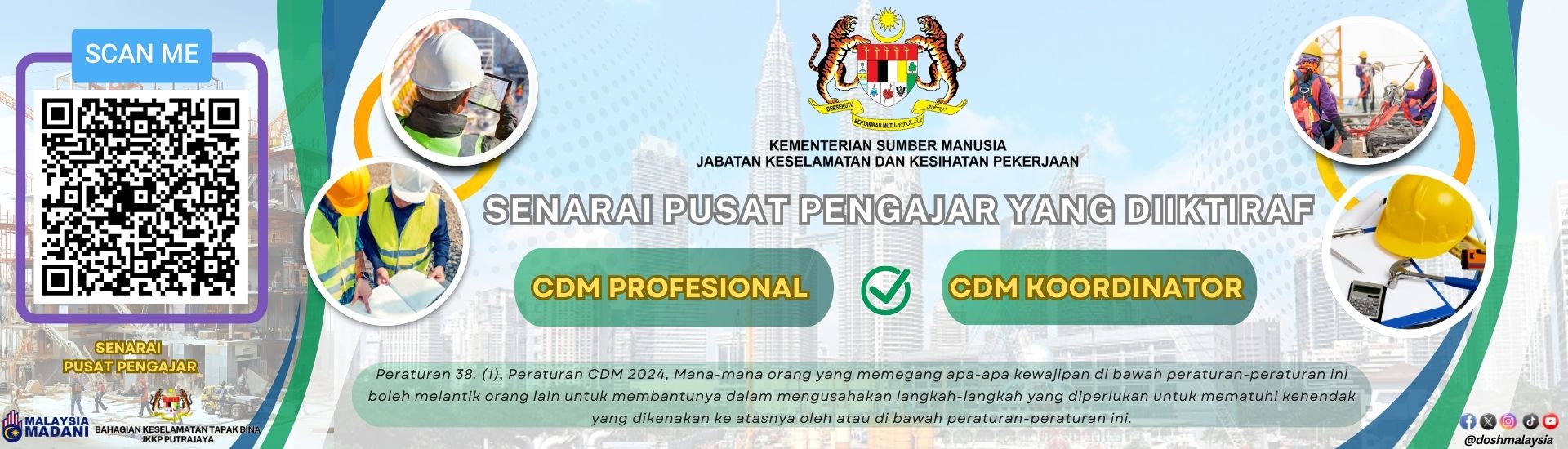 Senarai Pusat Pengajar Yang Diiktiraf Bagi Cdm Profesional Dan Cdm Koordinator